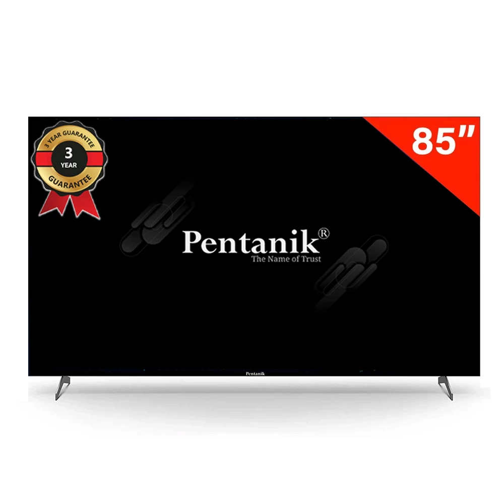 Pentanik 85 Inch 4K Android Frameless Voice Control TV